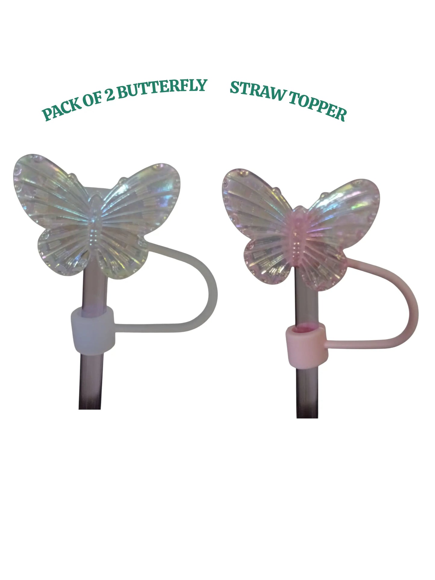 Butterfly Straw Toppers