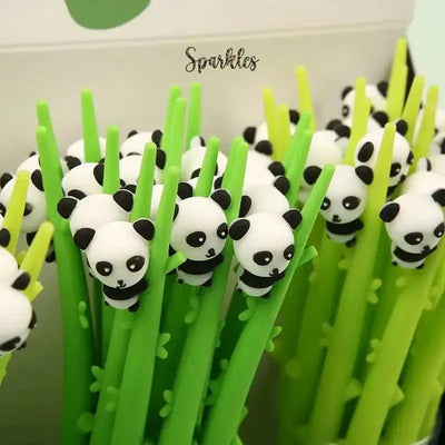 CUDDLY PANDA GEL PEN SPARKLES