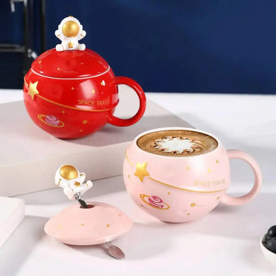 CERAMIC ASTRONAUT MUG SPARKLES