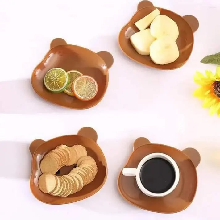 Bear Snack Plates