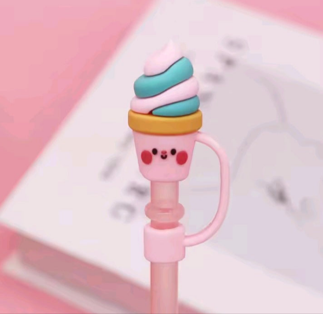 Icecream Straw Stopper