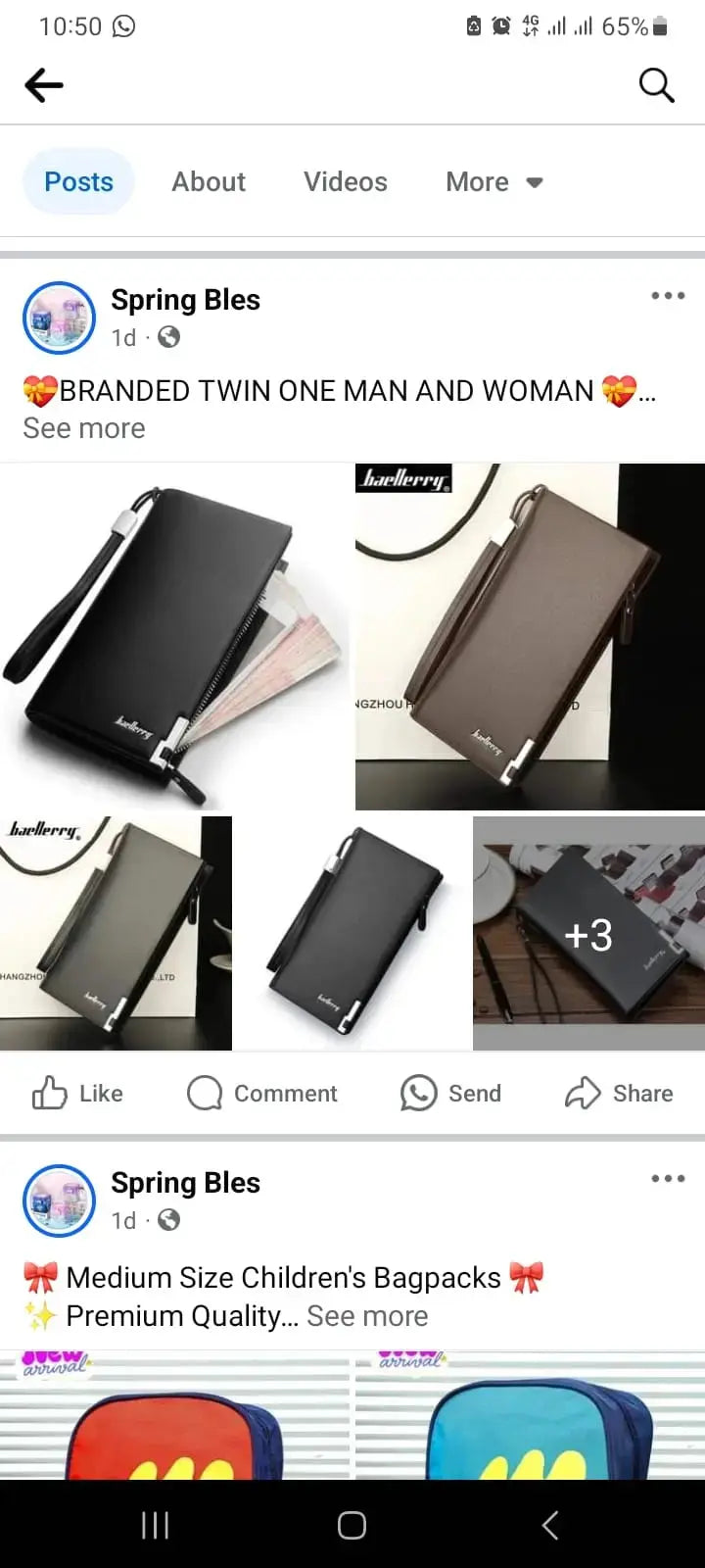 Trendy Handwallet SpringBles