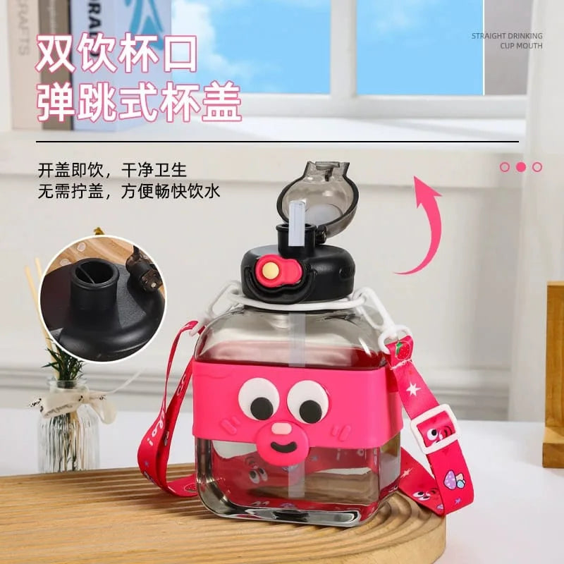 Happy Face School Water Bottles SpringBles