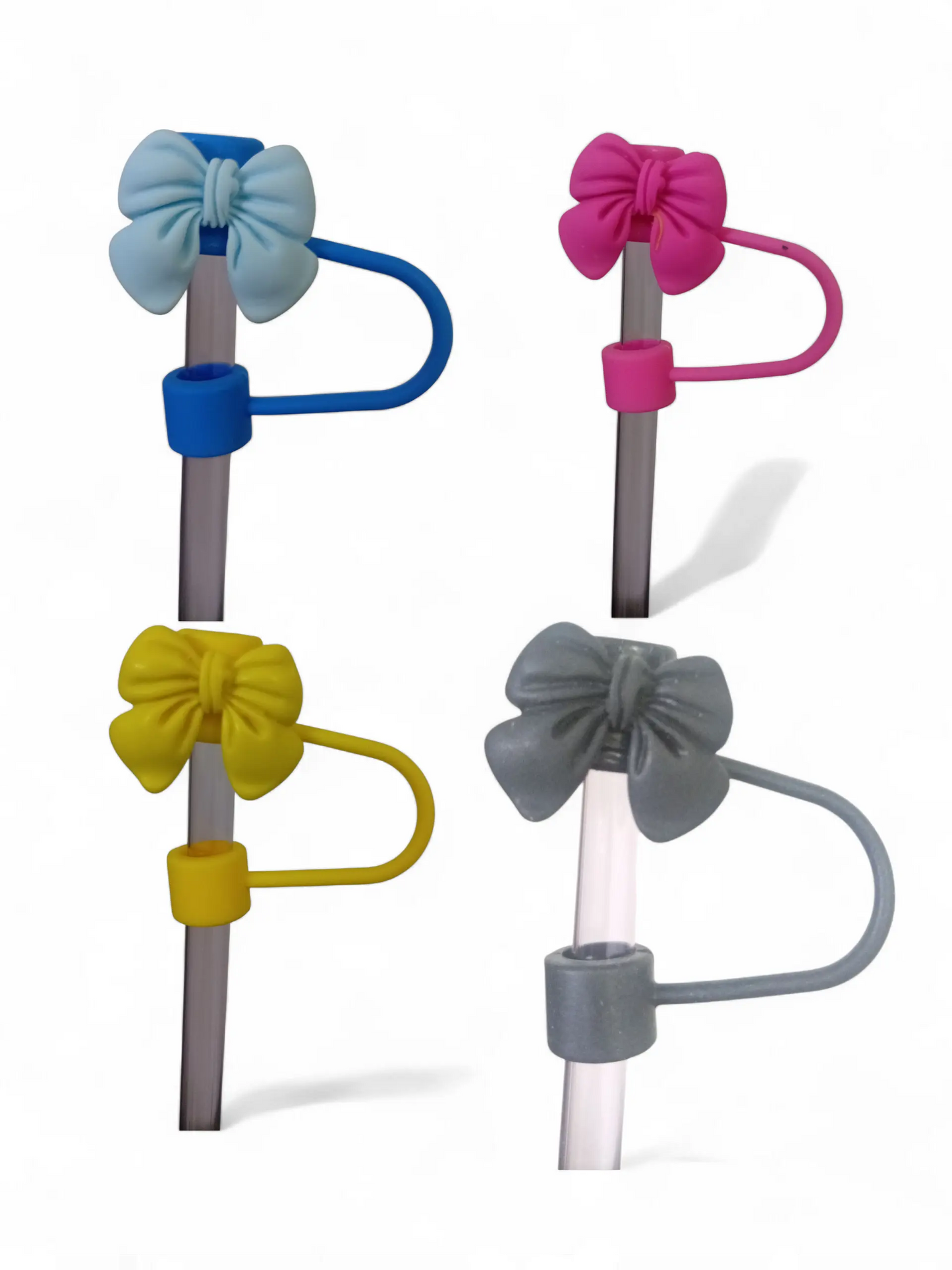 Bow Straw Toppers(Pack of 2) SpringBles