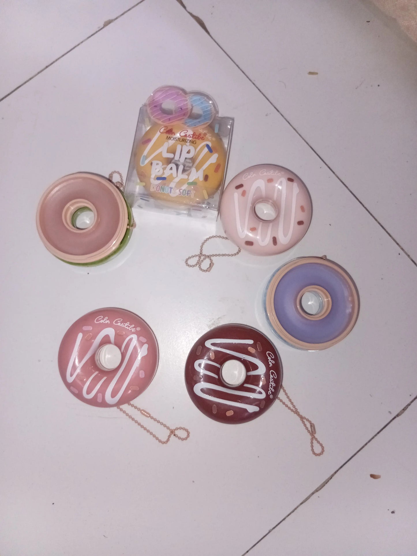 2x Donut Lip balms SpringBles