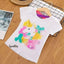 TRENDY UNICORN TIE N DIE TEE FOR SUMMER SPARKLES