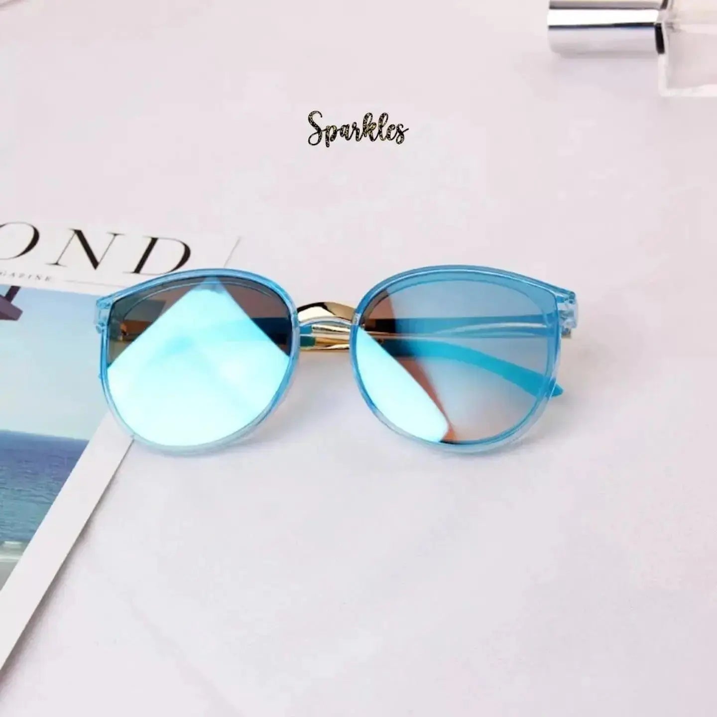 CAT-EYE RETRO SHADES SPARKLES