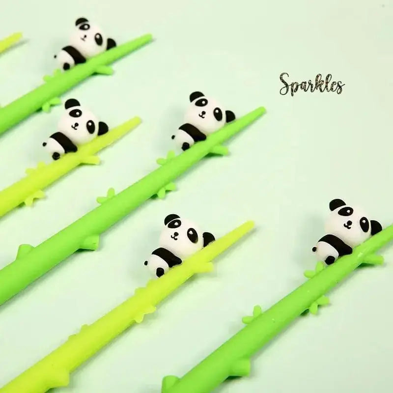 CUDDLY PANDA GEL PEN SPARKLES