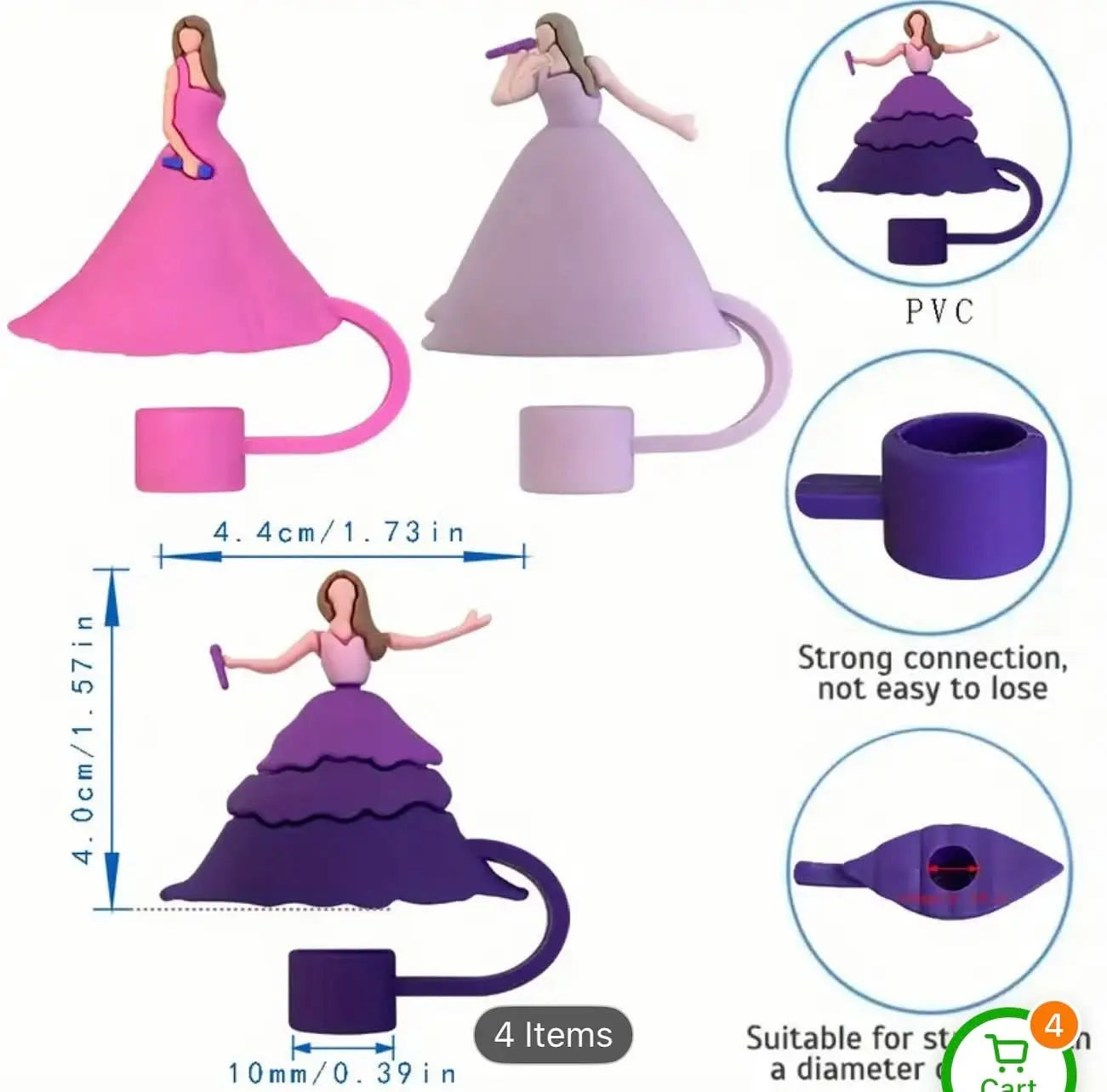 Barbie Straw Toppers