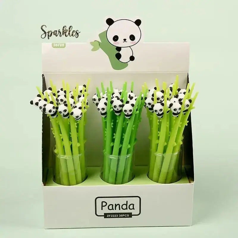 CUDDLY PANDA GEL PEN SPARKLES