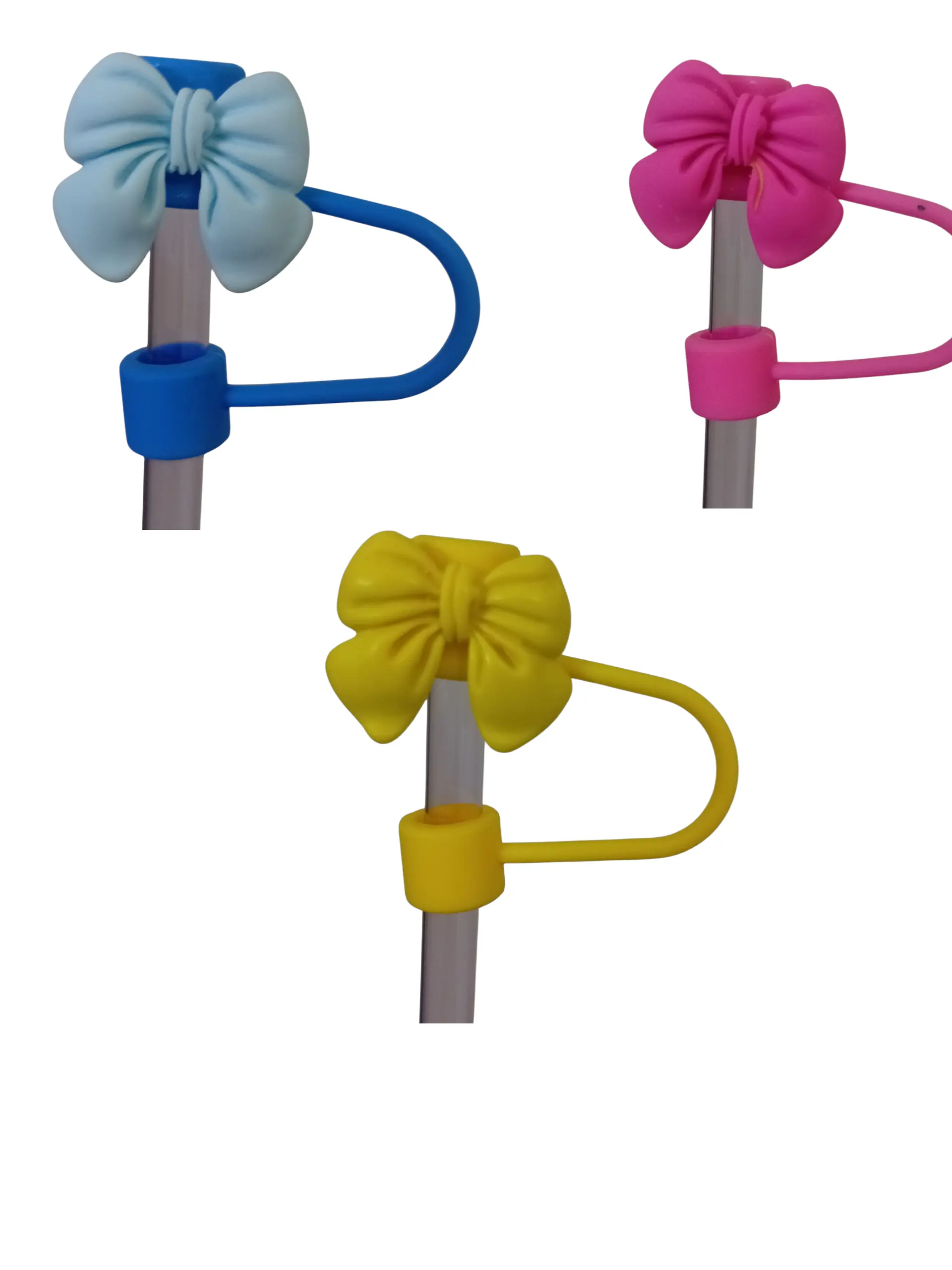 Bow Straw Toppers(Pack of 2) SpringBles