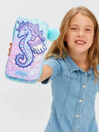 ORIGINAL SEA-HORSE PENCIL CASE SPARKLES
