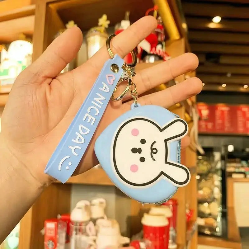 HEART KEYCHAIN POUCH SPARKLES