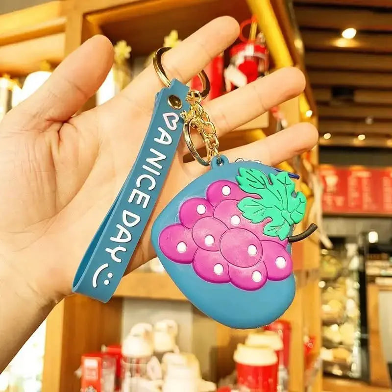 HEART KEYCHAIN POUCH SPARKLES