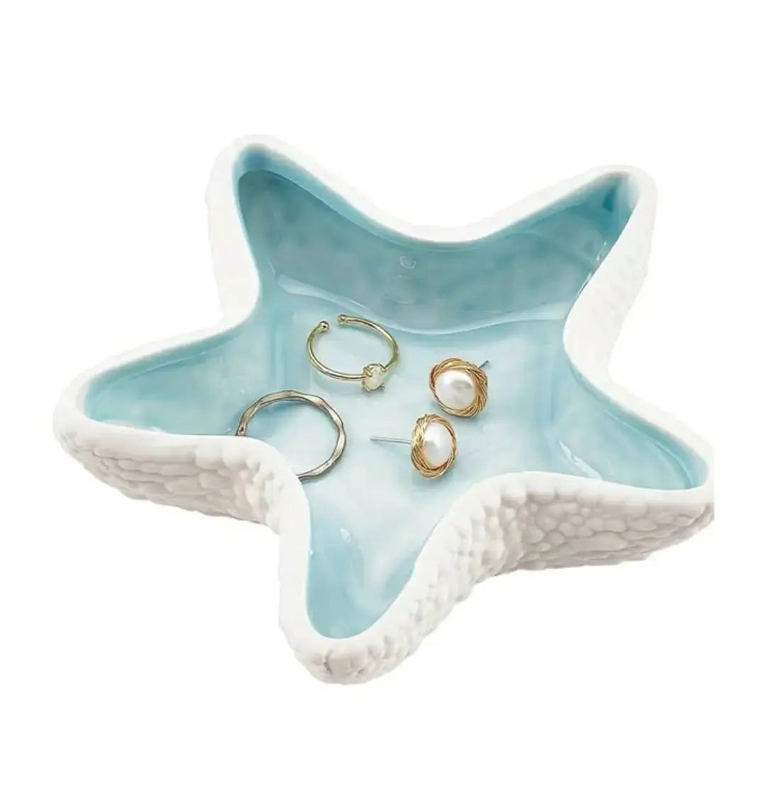 CERAMIC TRINKET HOLDER SPARKLES