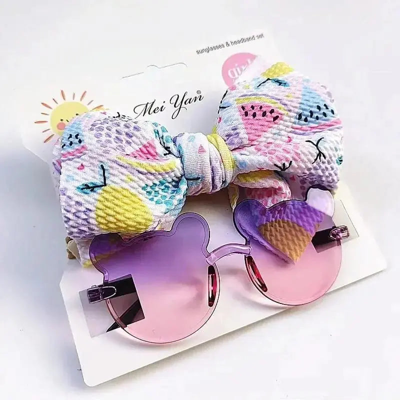 SUNGLASSES & HEADBAND SET SPARKLES