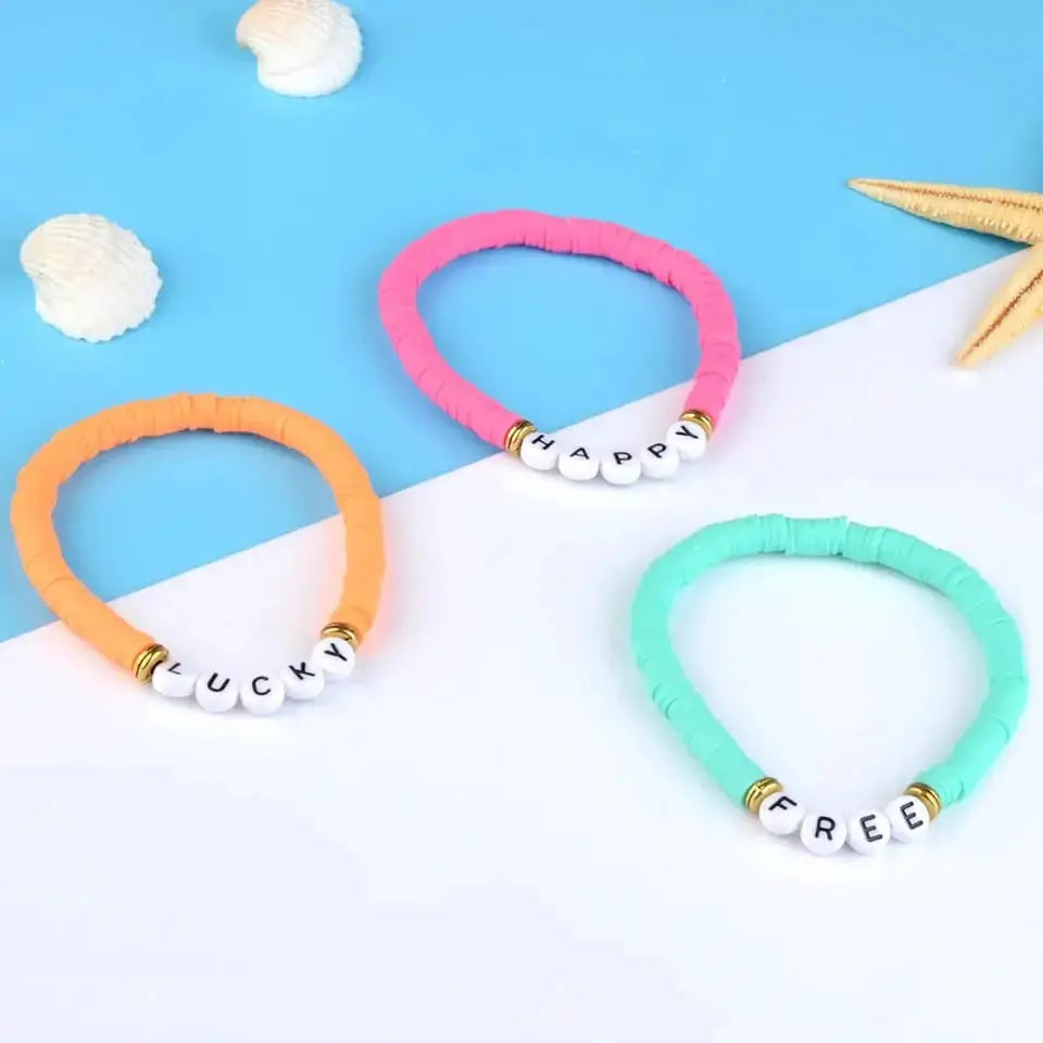 TRENDING "HAPPY" BRACELET SPARKLES