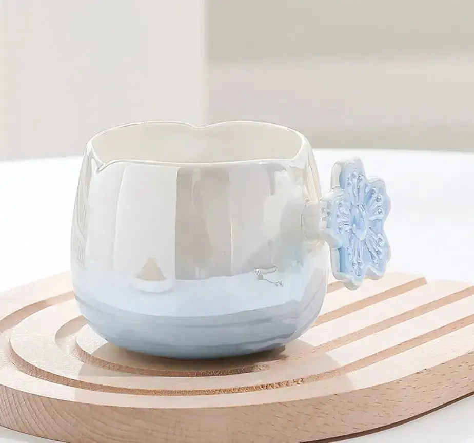 CERAMIC CHERRY BLOSSOM MUG SET SPARKLES