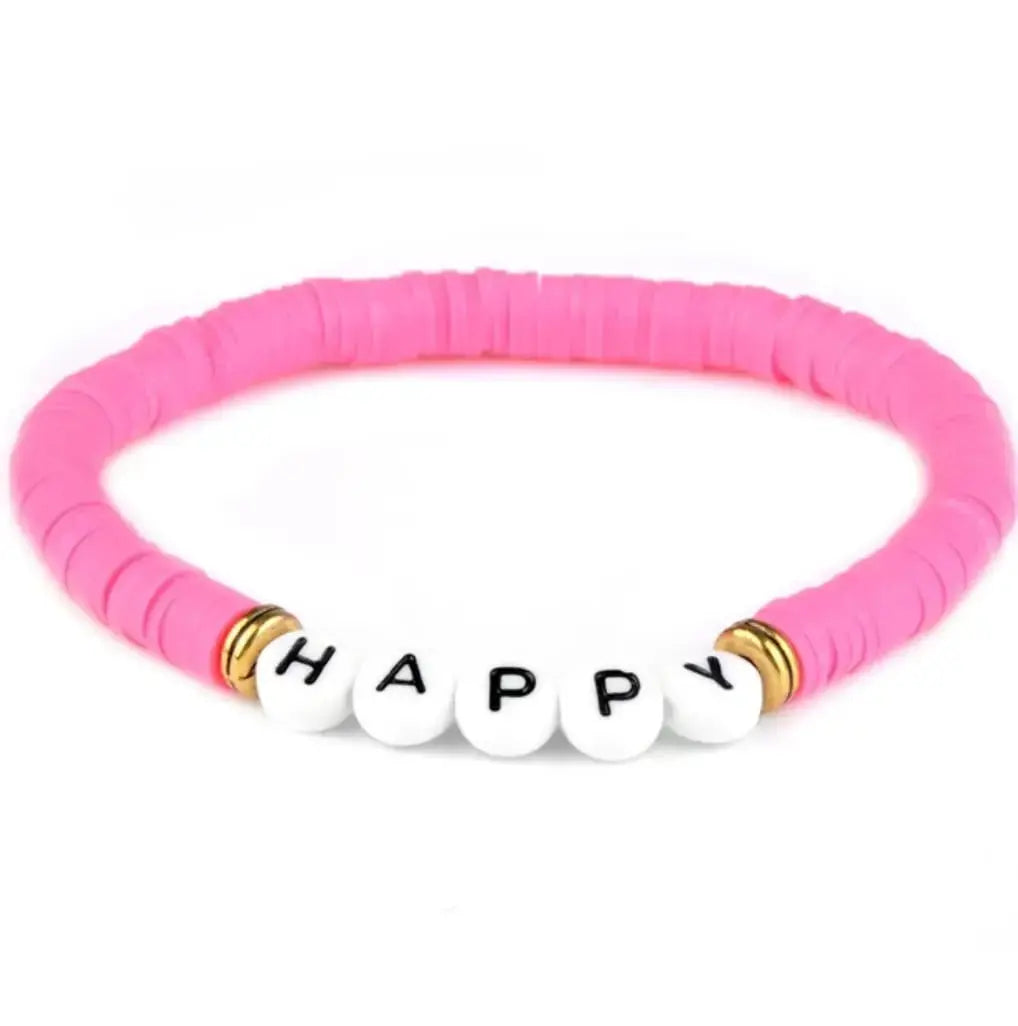 TRENDING "HAPPY" BRACELET SPARKLES
