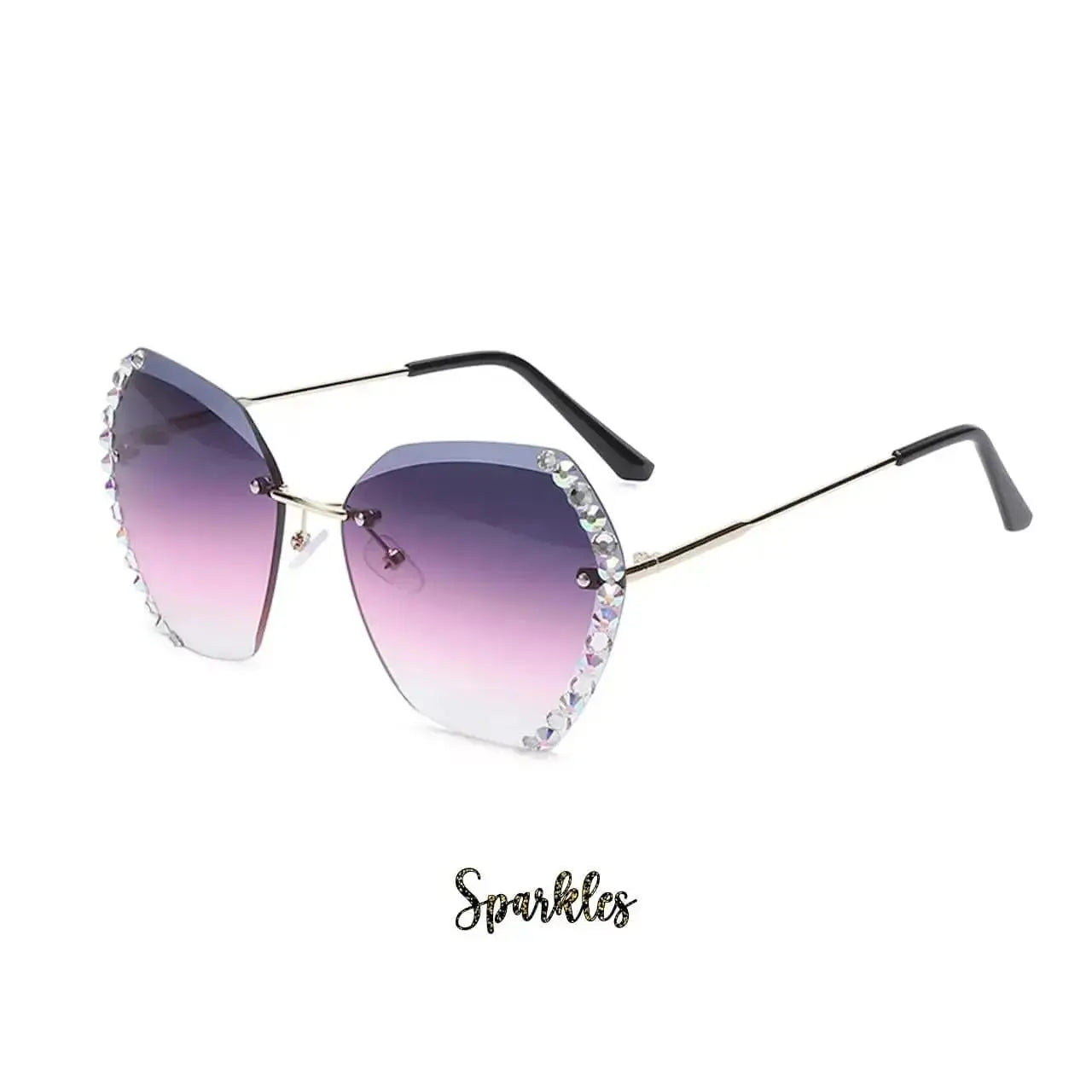 VINTAGE RHINESTONE SUNGLASSES SPARKLES