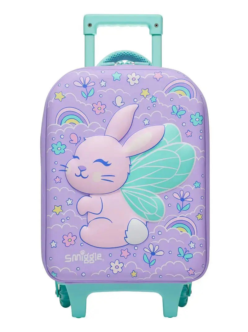 ORIGINAL TRAVEL LUGGAGE TROLLEY - PURPLE FAIRY BUNNY My Store