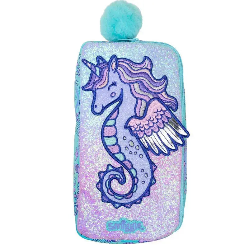 ORIGINAL SEA-HORSE PENCIL CASE SPARKLES