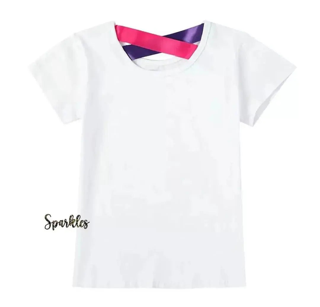TRENDY UNICORN TIE N DIE TEE FOR SUMMER SPARKLES
