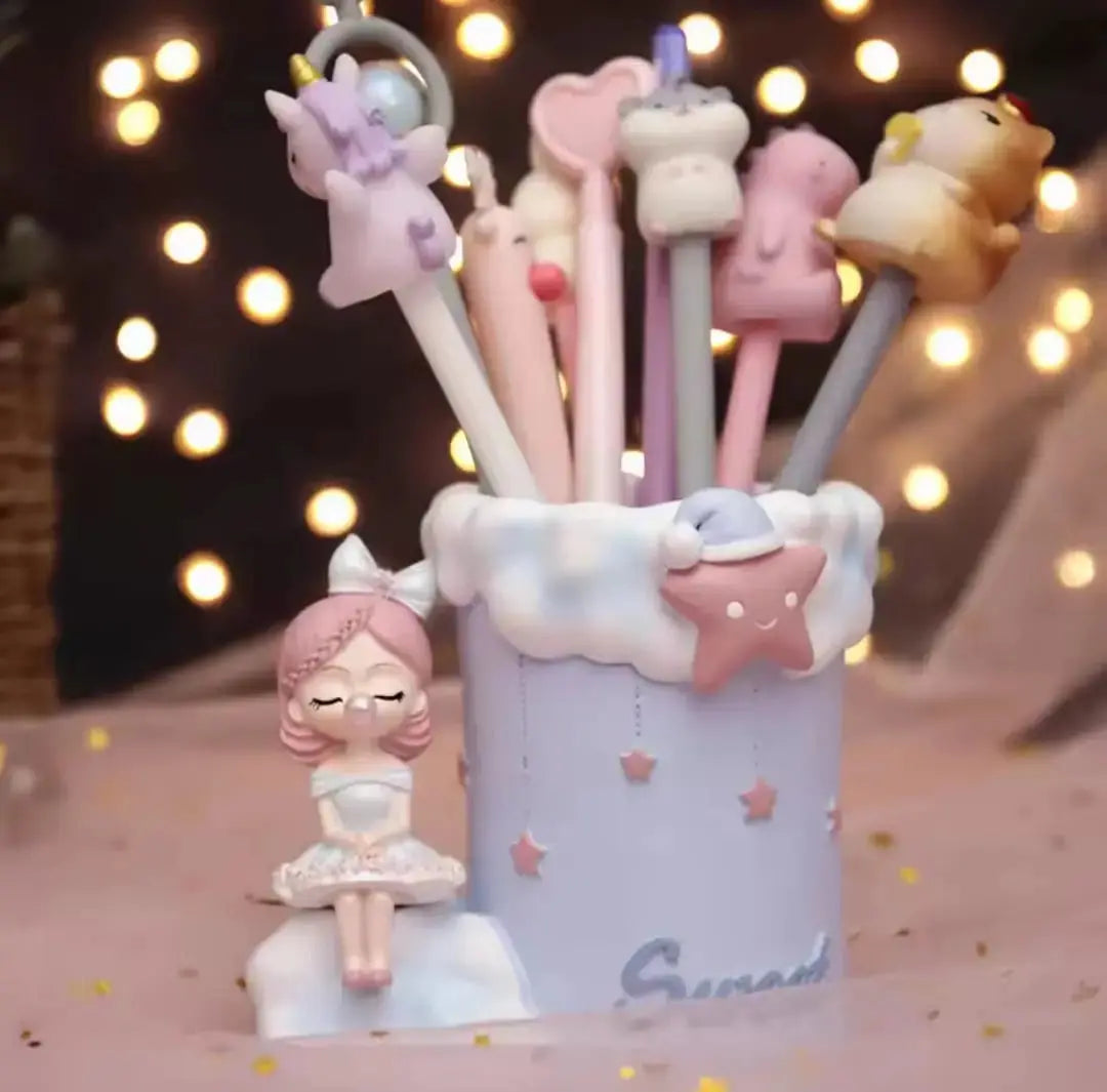 CERAMIC FAIRY HOLDER SPARKLES