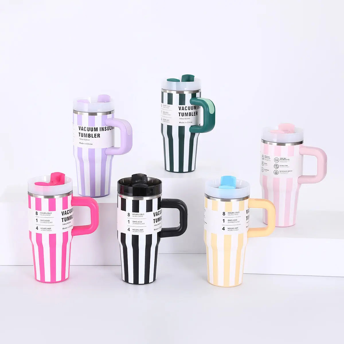 Trending Mini Striped Tumblers 14 oz