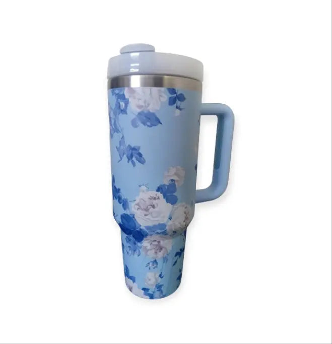 1x Floral Tumblers 40 oz SpringBles