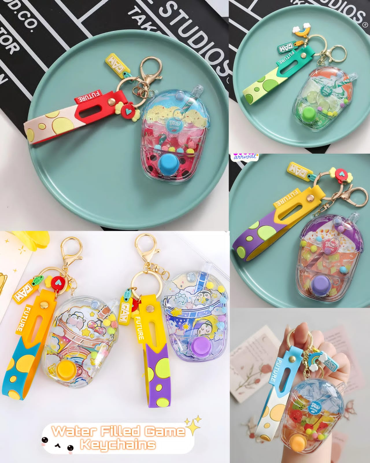 Acrylic Watery Keychains