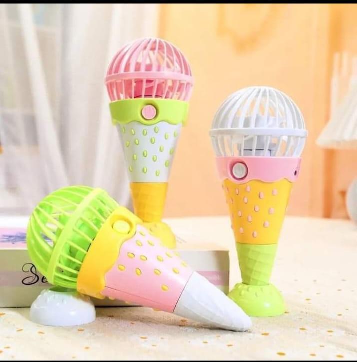  IceCream Shape Rechargeable Fan