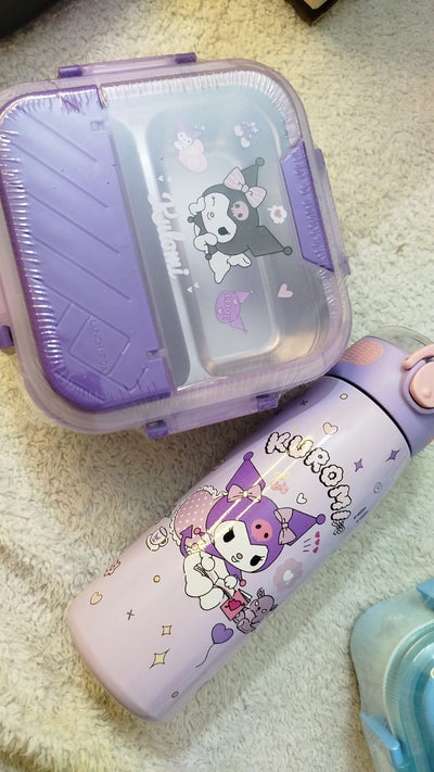 Kuromi WaterBottle - Lunch Box