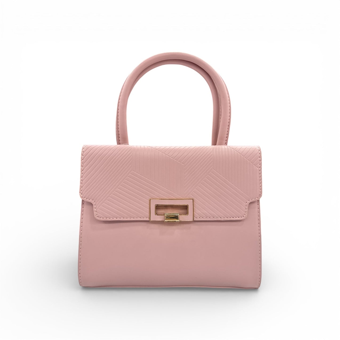 Blush Chevron Luxe Handbag SpringBles