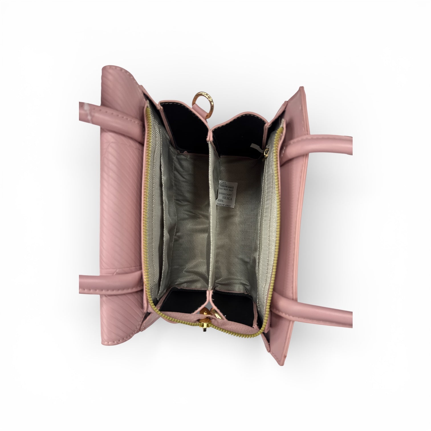 Blush Chevron Luxe Handbag SpringBles