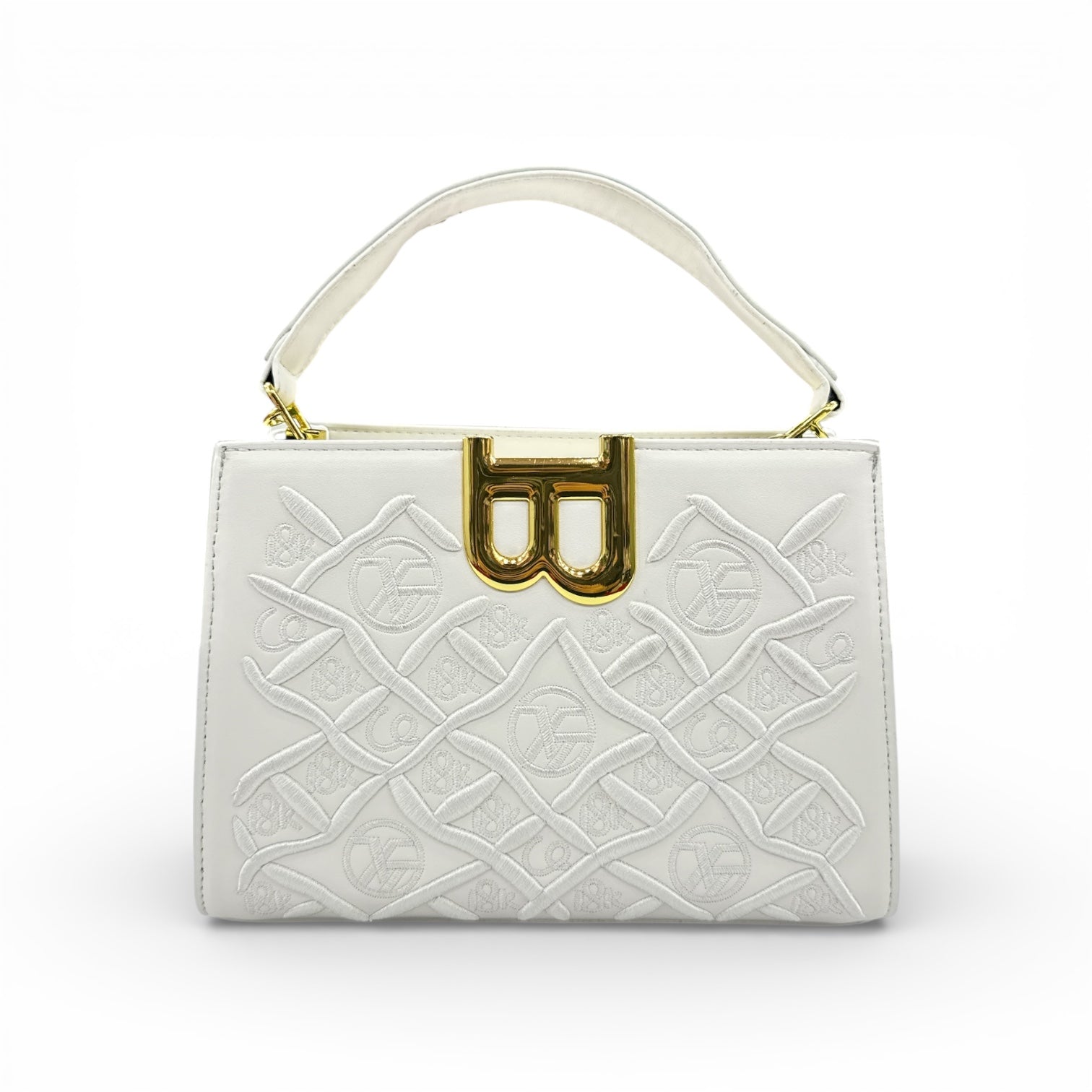 Midnight Embossed Luxe Handbag SpringBles