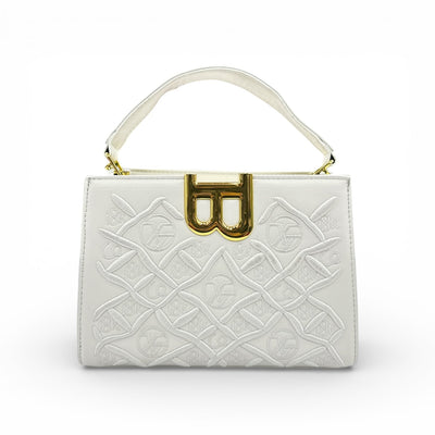 Midnight Embossed Luxe Handbag SpringBles