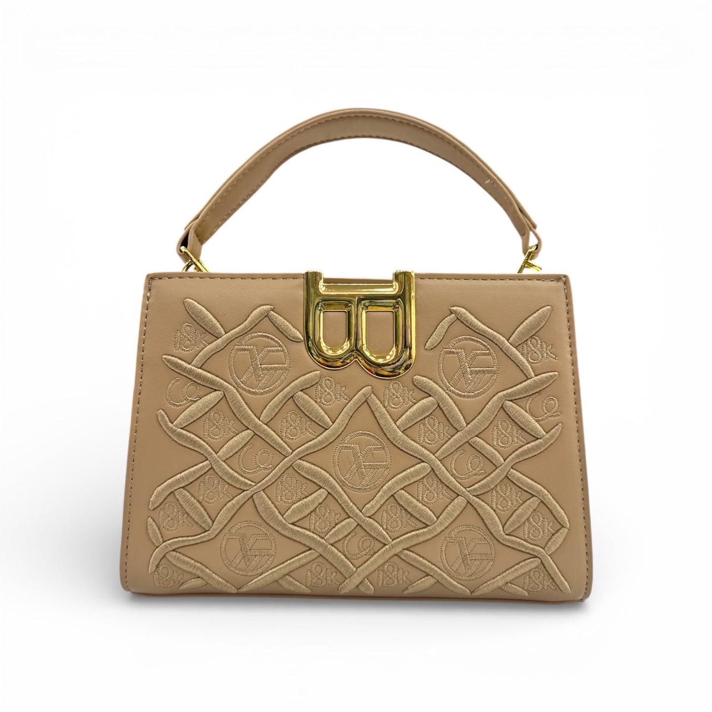 Midnight Embossed Luxe Handbag SpringBles