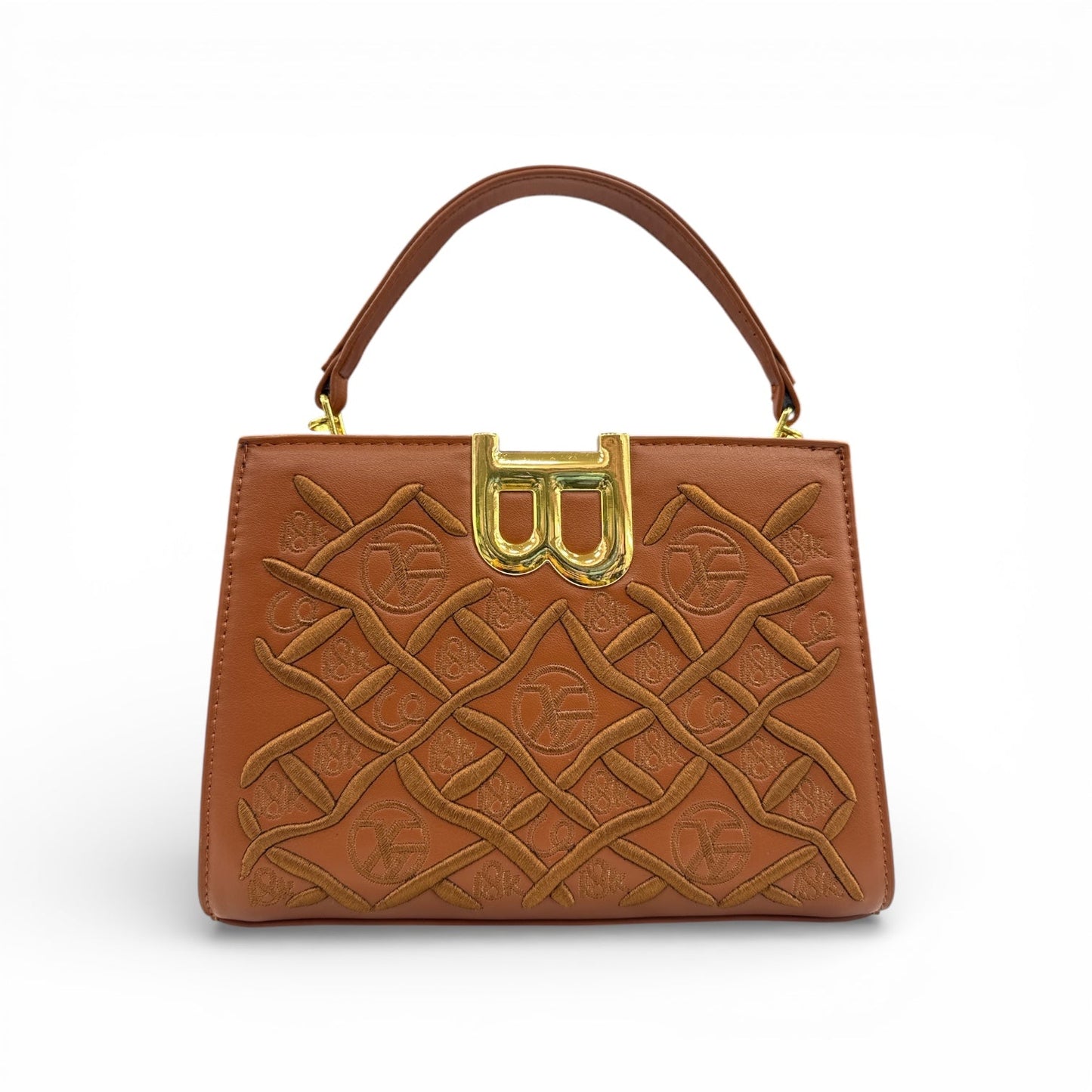 Midnight Embossed Luxe Handbag SpringBles