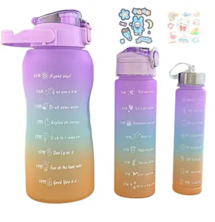 Motivational Water Bottles Set SpringBles