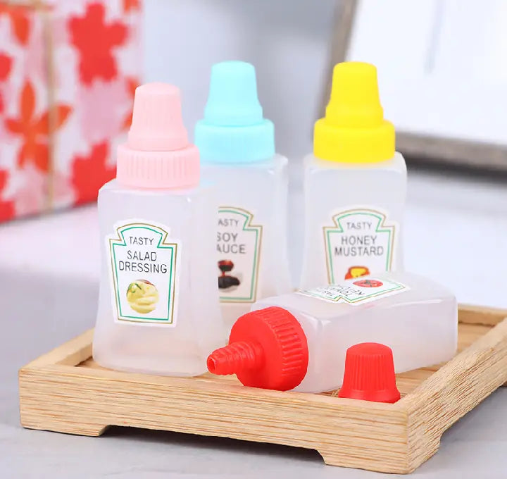 Mini Condiment Bottles/ Mini Ketchup Bottles(pack of 4) SpringBles