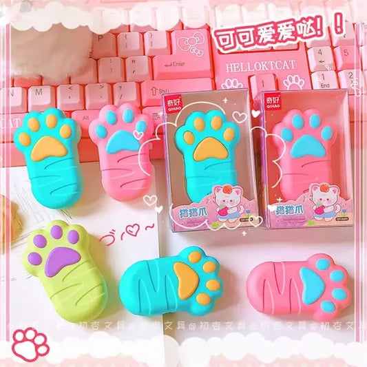 1 x Cat Paw Eraser SpringBles