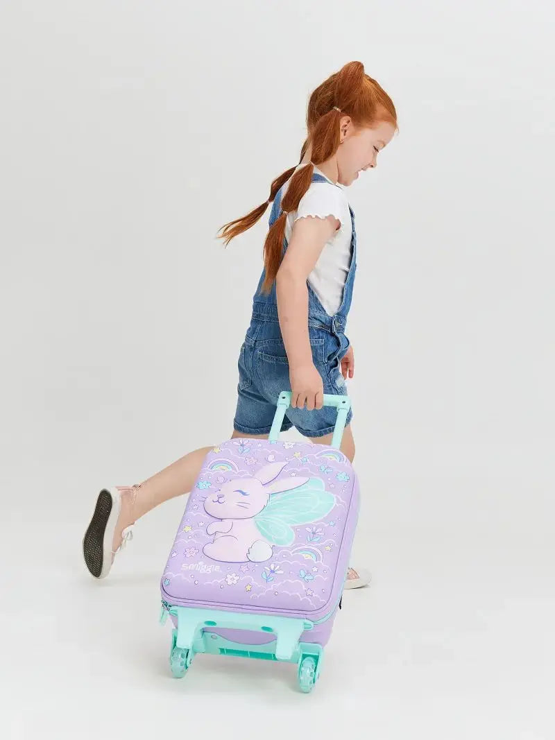 ORIGINAL TRAVEL LUGGAGE TROLLEY - PURPLE FAIRY BUNNY My Store
