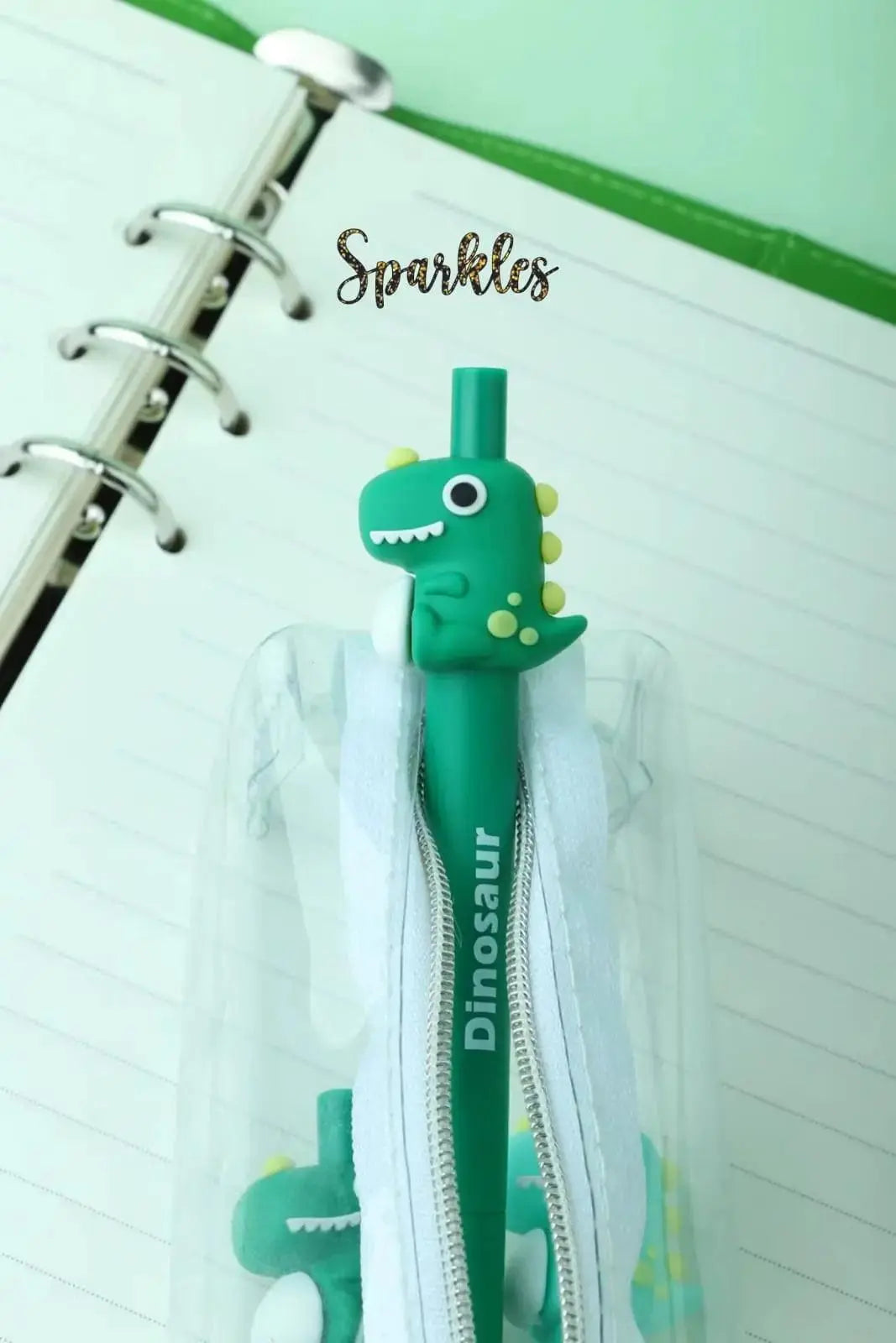 DAZZLING DINOSAUR GEL PEN SPARKLES