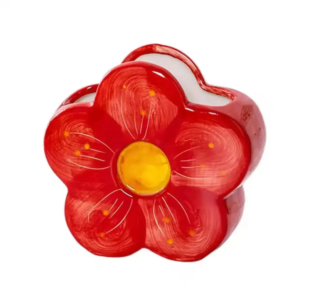 CERAMIC FLOWER HOLDER SPARKLES