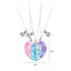 EXQUISITE BFF NECKLACE SET SPARKLES