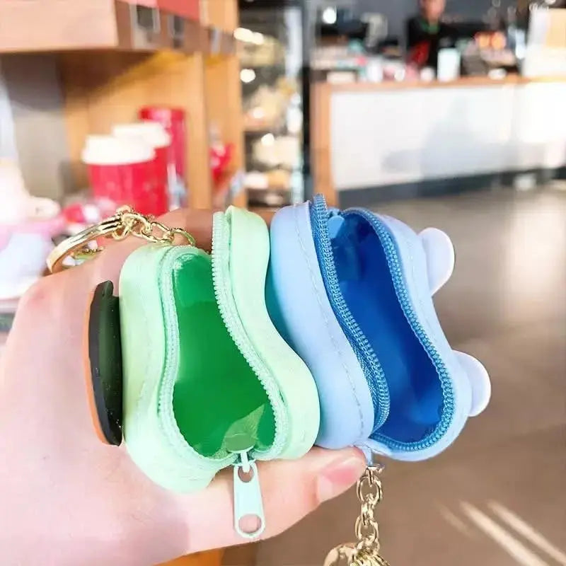 HEART KEYCHAIN POUCH SPARKLES