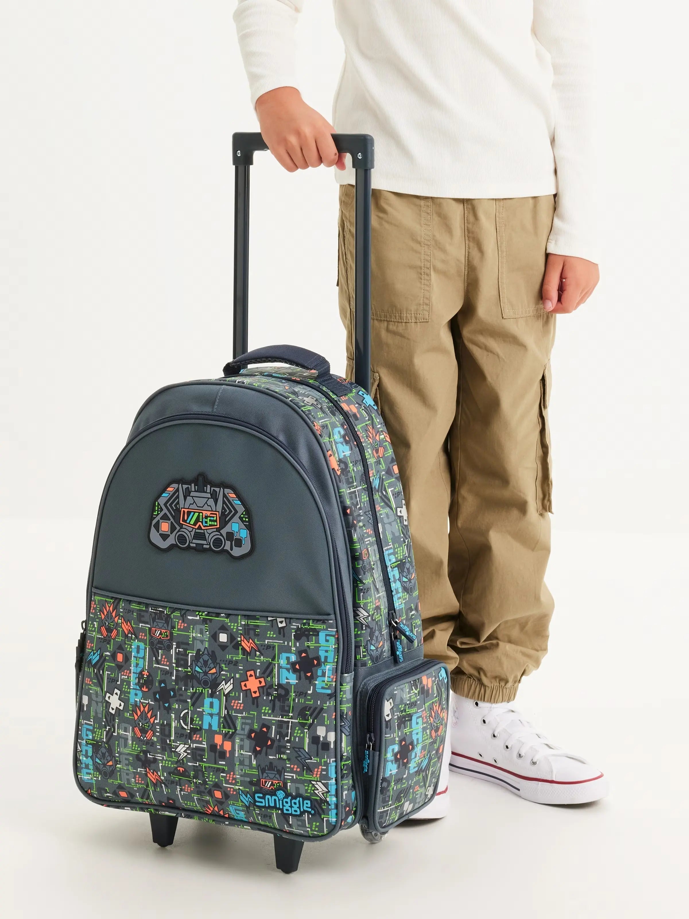 ORIGINAL TRAILBLAZER TROLLEY BACKPACK WITH LIGHT UP WHEELS fashion classic