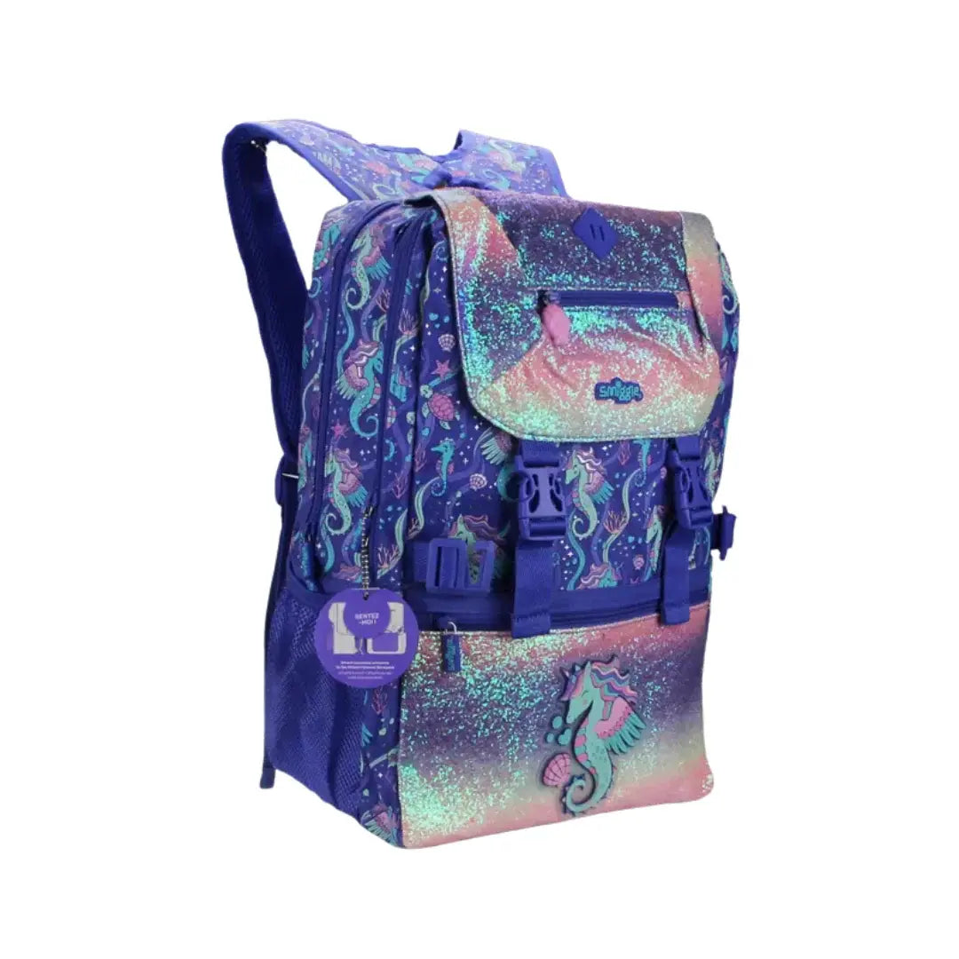 ORIGINAL SEAHORSE UNICORN FLAP OVER BACKPACK fashion classic