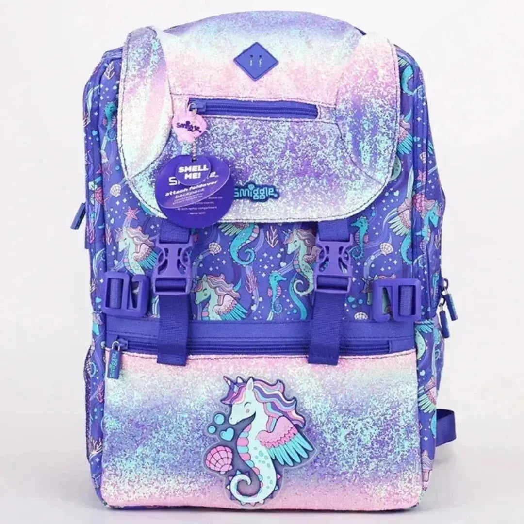 ORIGINAL SEAHORSE UNICORN FLAP OVER BACKPACK fashion classic